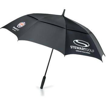 Stewart Golf Umbrella - Black / Silver - main image